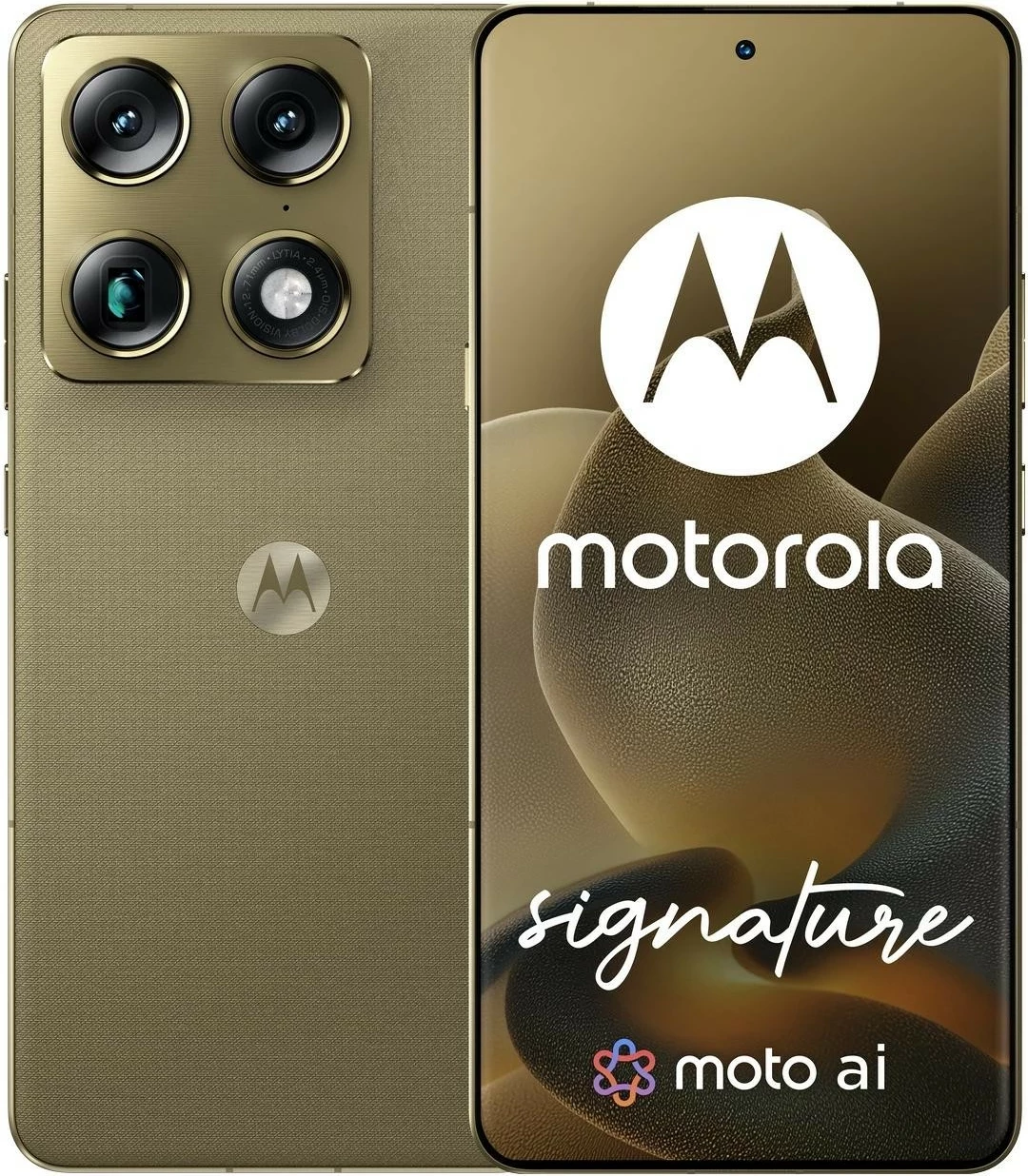 Celular Motorola Signature 16/512GB Martini Olive