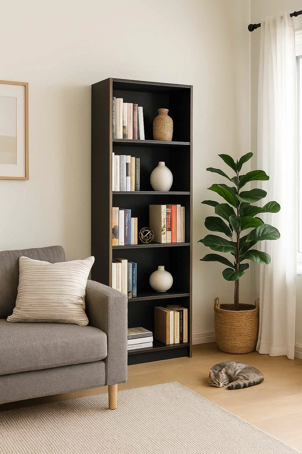 Raft librash Skye Decor, anthracite, Ktp-350-Ax-1
