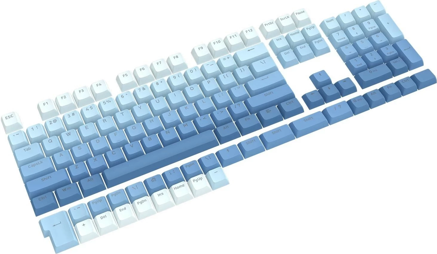 Keycaps Redragon A134 Ombre Blue