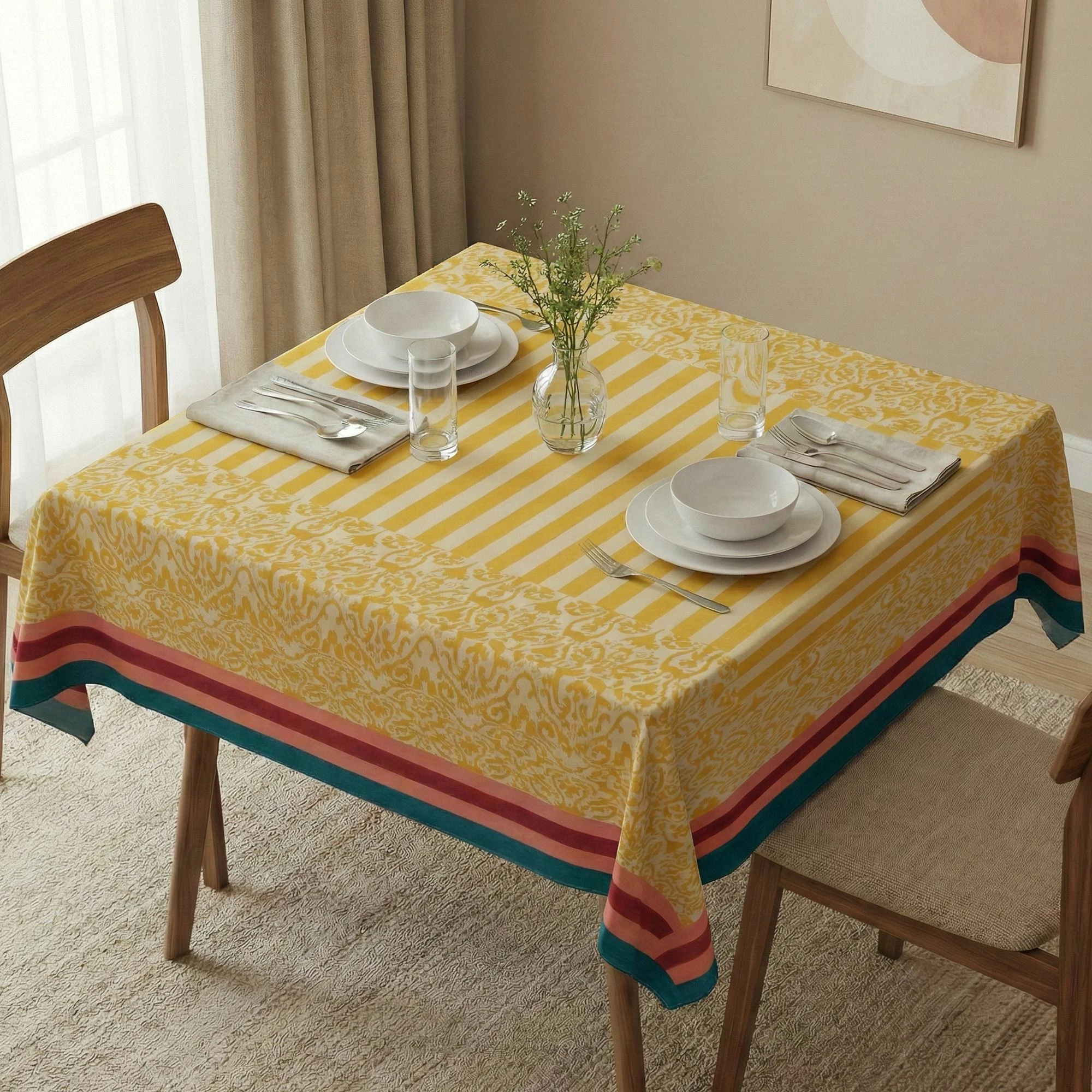 Mbulesë tavoline Hermia, Asr-tblclt25-13, 140x140cm