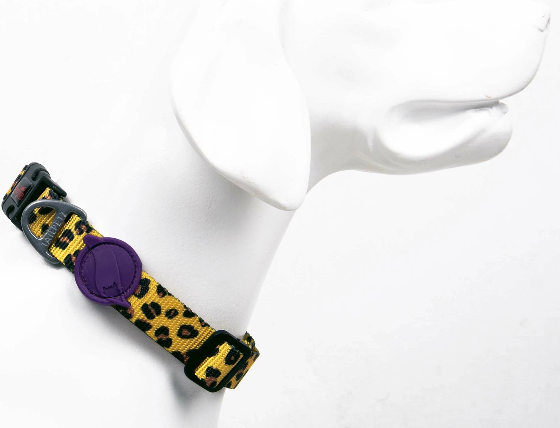 Qafore për qen XS, leopard, shumëngjyrëshe, Paws & Whiskers
