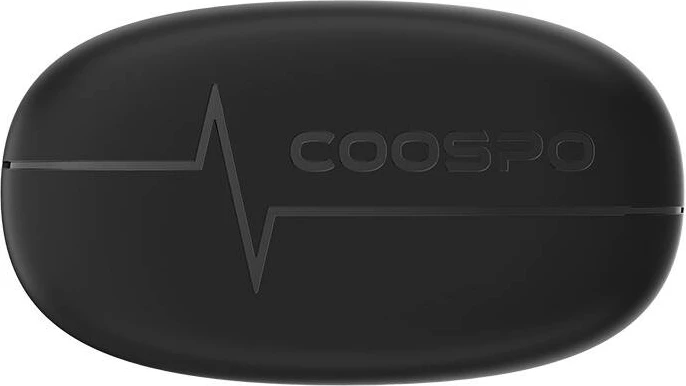 Sensor zemre Coospo H6 për kraharor, Bluetooth & ANT+, i zi