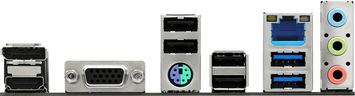 Pllakë amë ASRock H810M-X micro ATX, Intel H810, 128GB DDR4, 2.5G LAN, e zezë