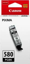 Fishek boje, Canon, PGI-580PGBK (2078C001), 11.2 ml, deri 400 faqe, pigment, e zezë