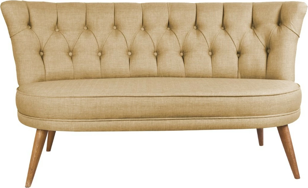 Divan dy-vendësh Atelier del Sofa, Richland Loveseat, ngjyrë kafe qumështi