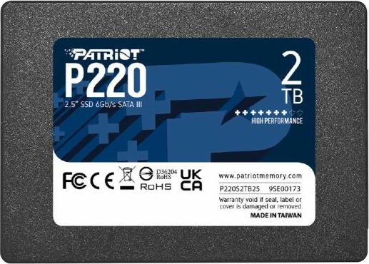 SSD disk Patriot P220 2TB 2.5\" SATA3