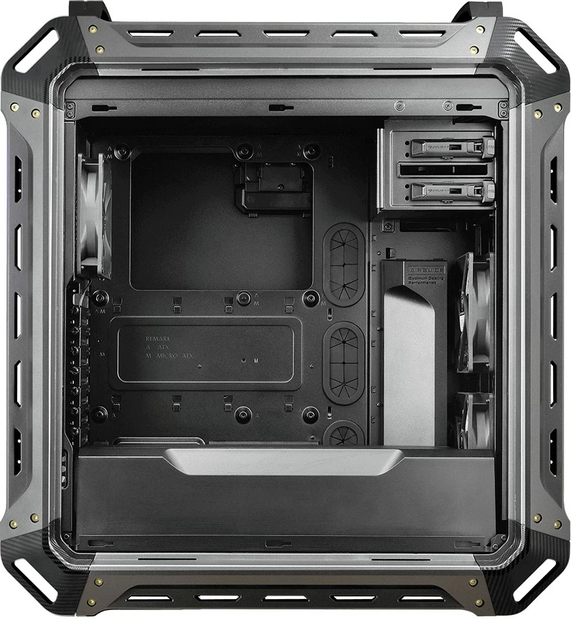 Kasë Cougar Panzer Max midi tower, e zezë