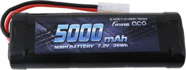 Bateri NiMH Gens ace 5000mAh 7.2V me lidhës Tamiya për RC