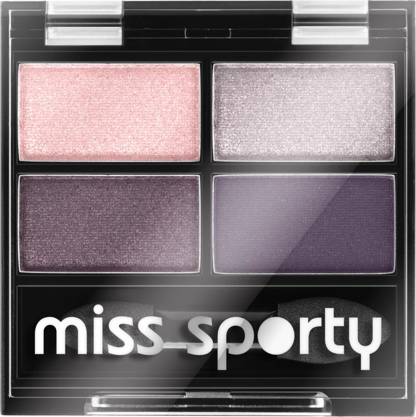 Paletë për sy Miss Sporty Studio Colour Quattro Eye Shadow për femra 402 Smoky Green Eyes 5g
