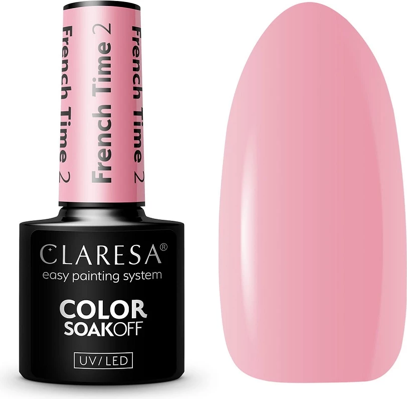Llak për thonj Claresa French Time 2 për femra, 5g