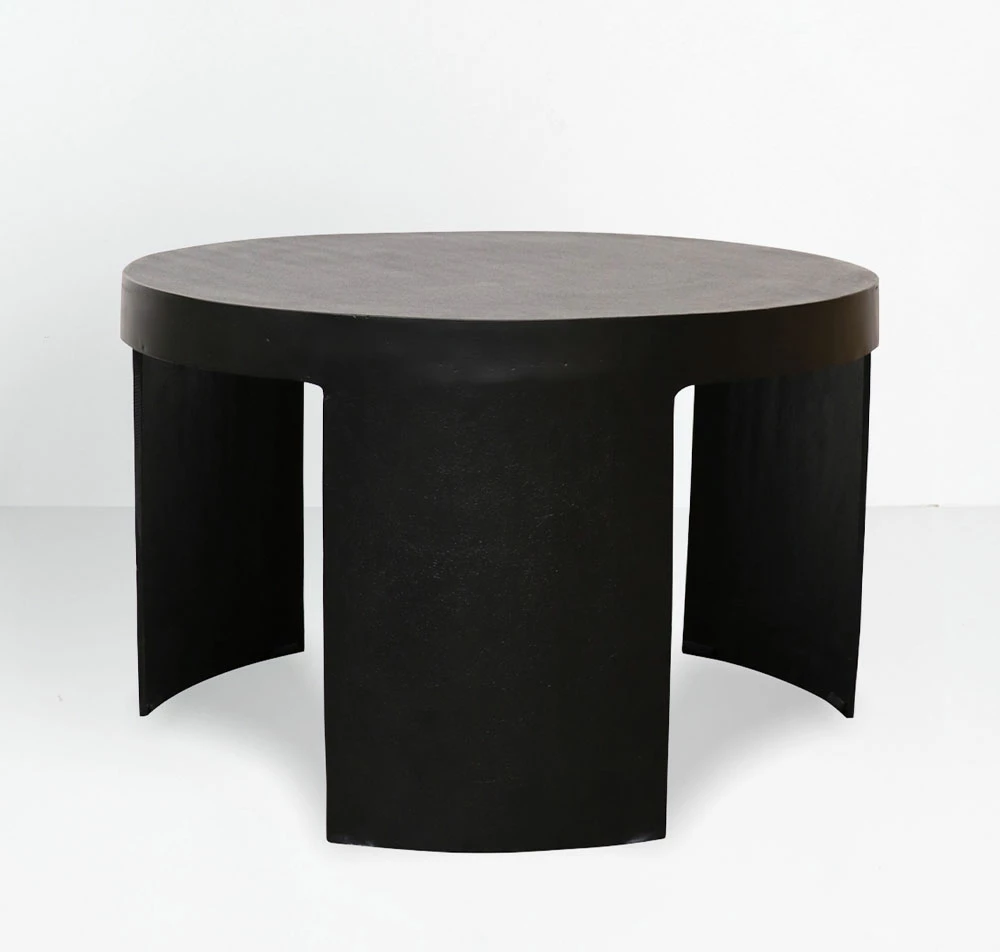 Tavolinë kafeje VOLCANO, e zezë, 65x65x42cm