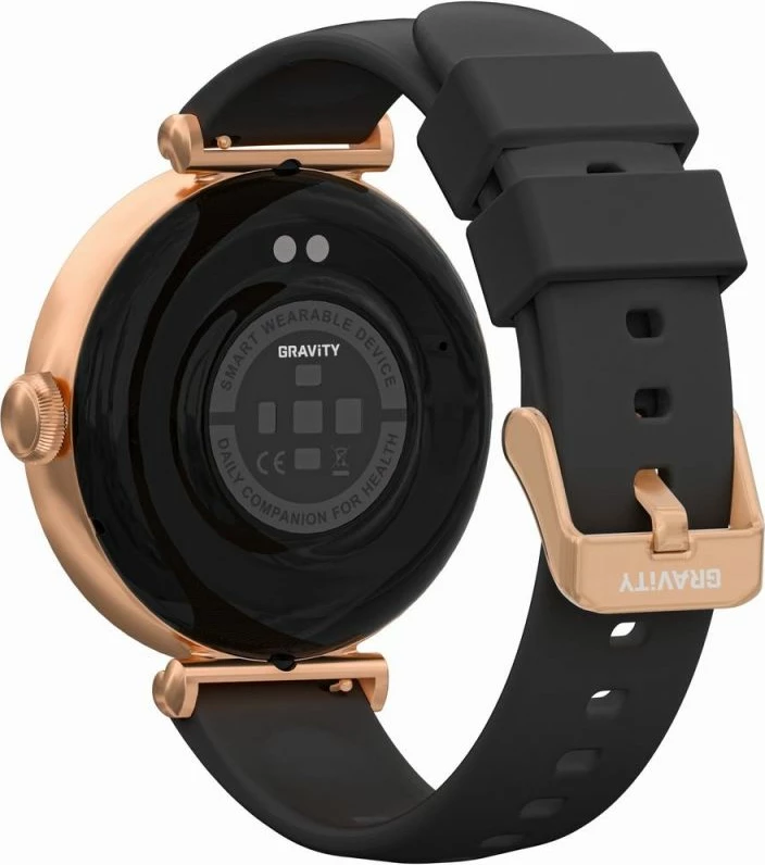 Smartwatch Gravity për femra, rozë e zezë