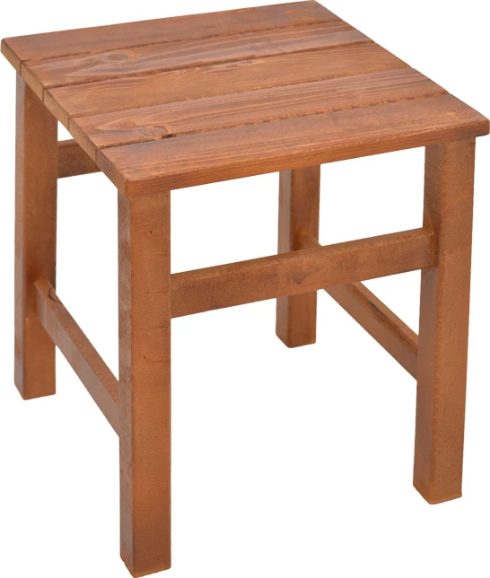 Tavolinë plazhi, dru ahu, ngjyrë arre, 40x40x45cm