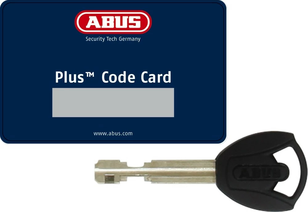 Dry biçiklete ABUS Granit Plus 470/150HB230, me çelës, i zi