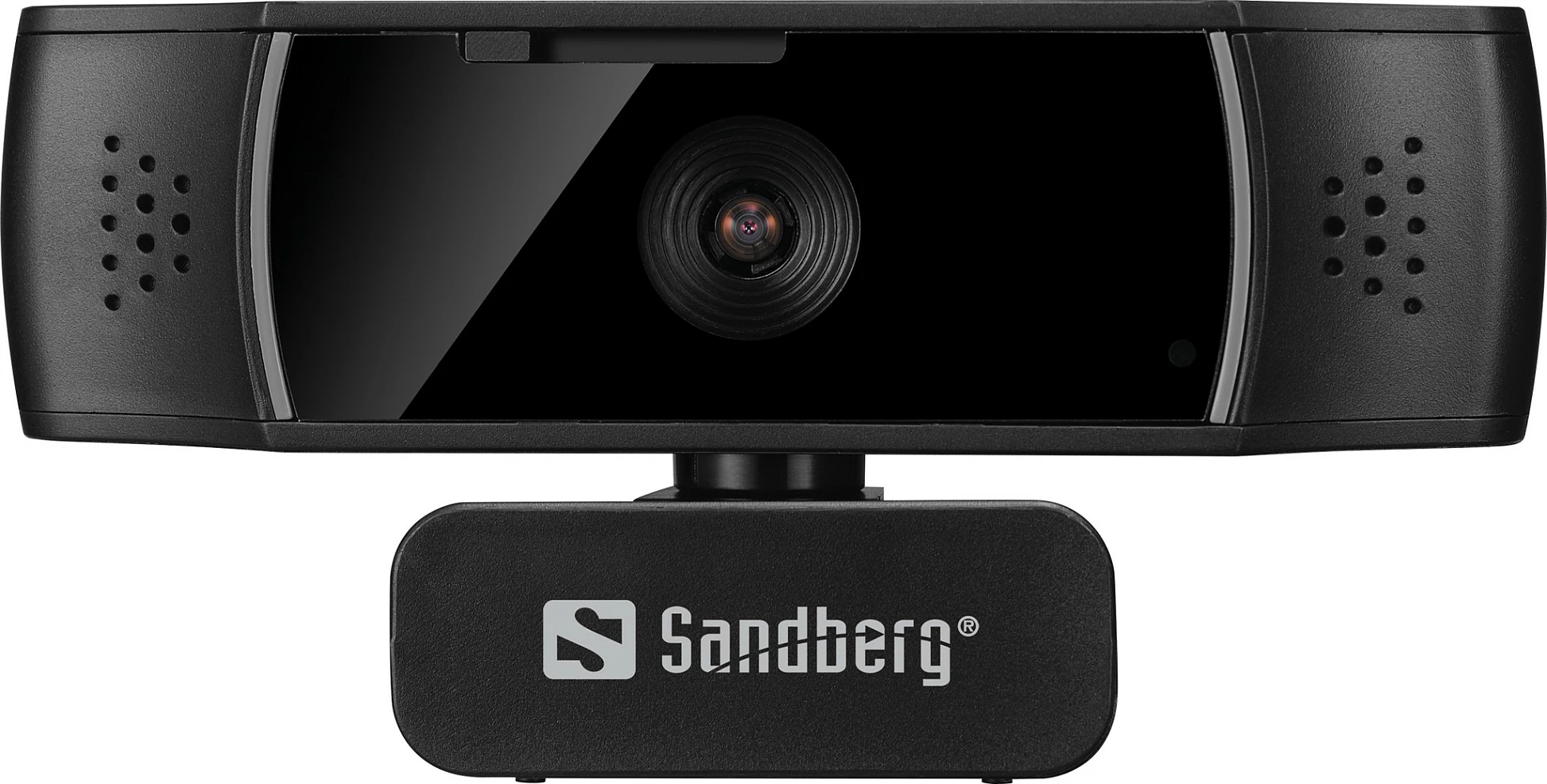 Webcam Sandberg USB Autofocus DualMic, Full HD 1080p, 30fps, me kapak privatësie, e zezë