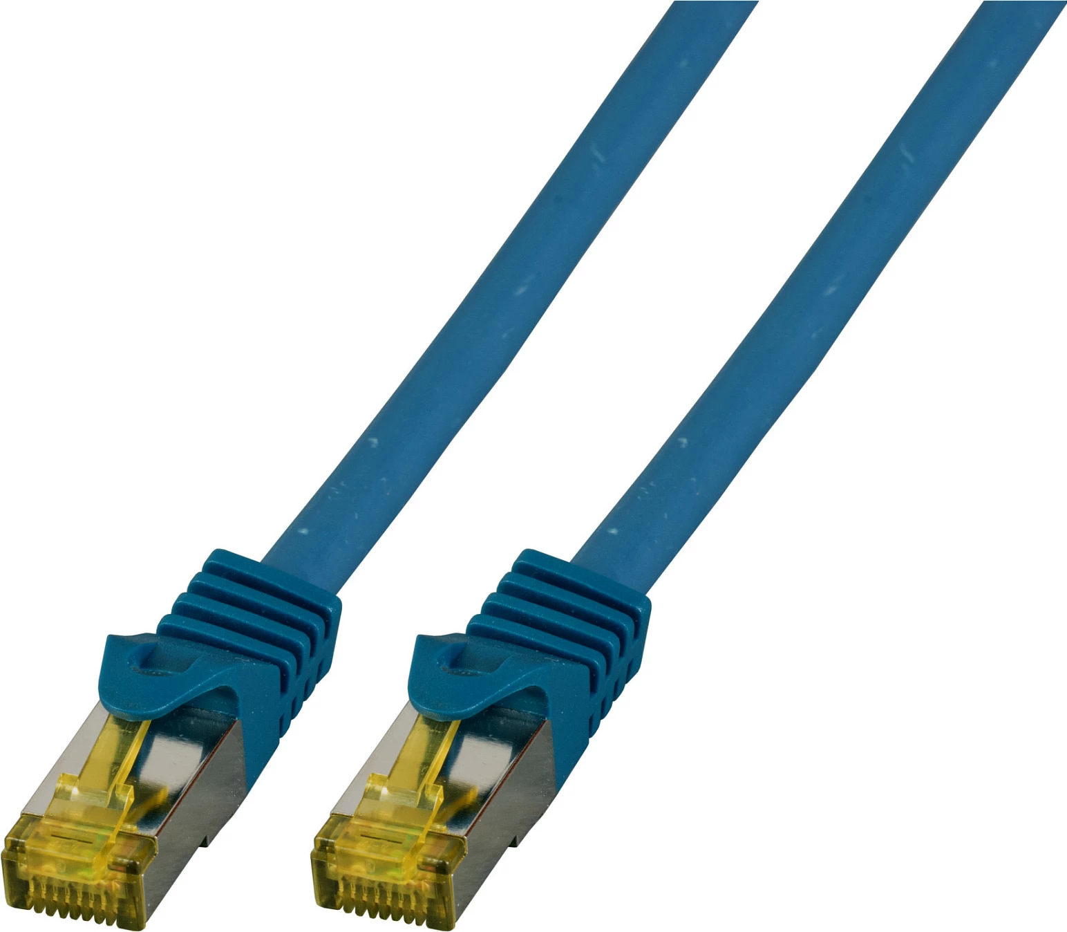 Kabllo rrjeti EFB Elektronik Cat6a S/FTP RJ45 0.15m, PoE, blu