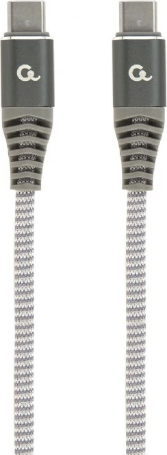 Kabllo USB-C në USB-C Gembird CC-USB2B-CMCM100-1.5M, 1.5m, 100W, E zezë