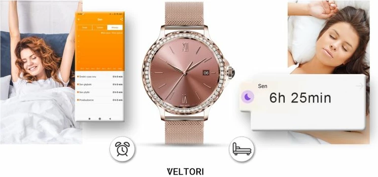 Orë e mençur për femra VELTORI, rozë