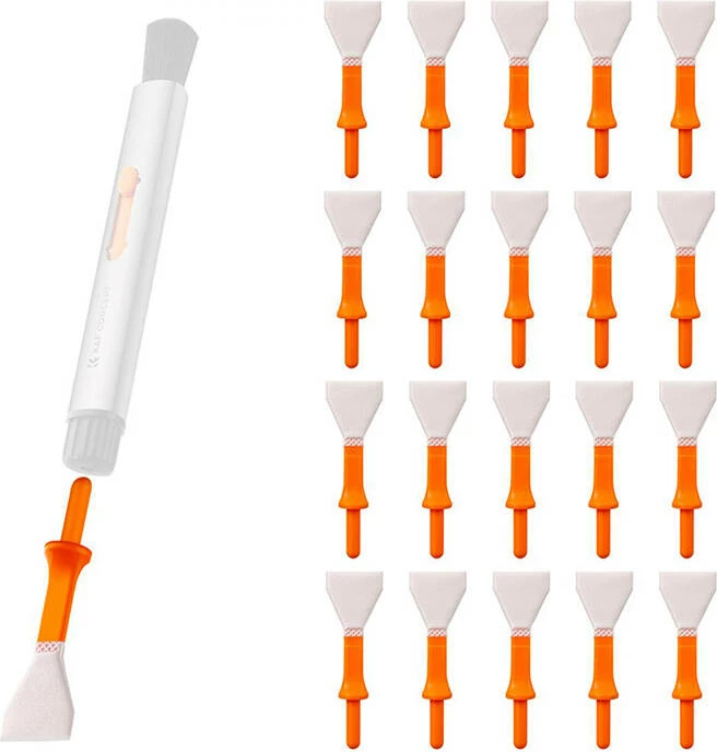 Set shkopinjsh pastrimi K&F Concept SKU.1901, 20 copë, për laps pastrimi, majë mikrofibre 16 mm