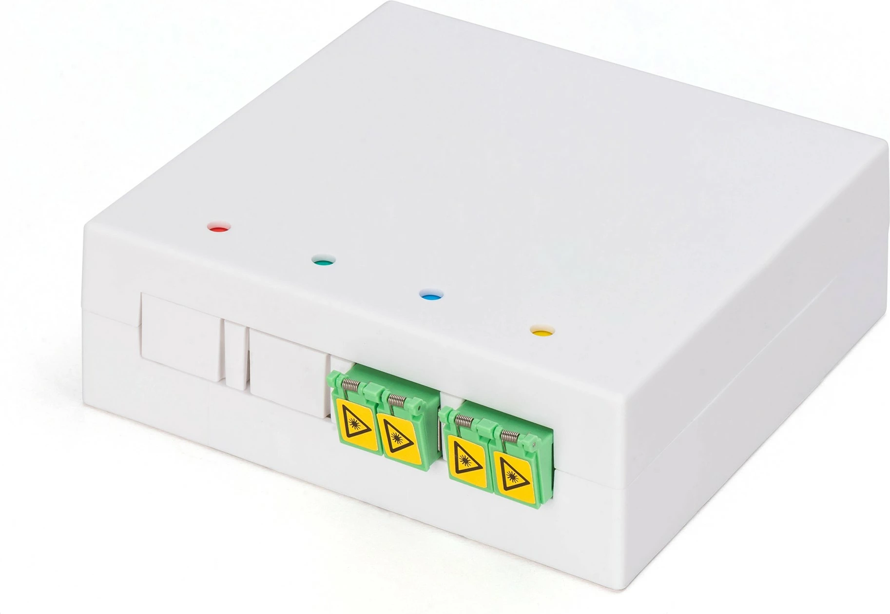 Kutí optike Digitus FTTH, 2x LC/APC DX, 4 porta, 80mm, e bardhë
