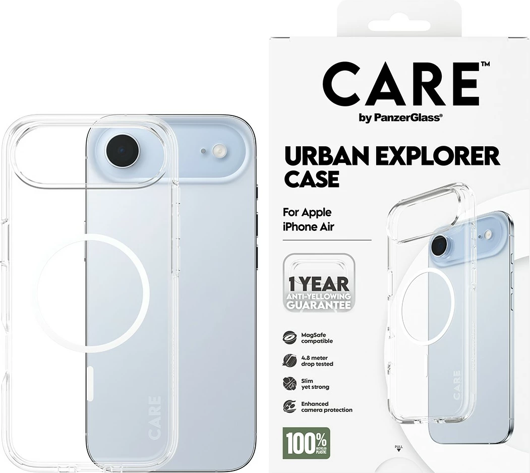 Mbështjellës PanzerGlass CARE by Flagship Case, transparent