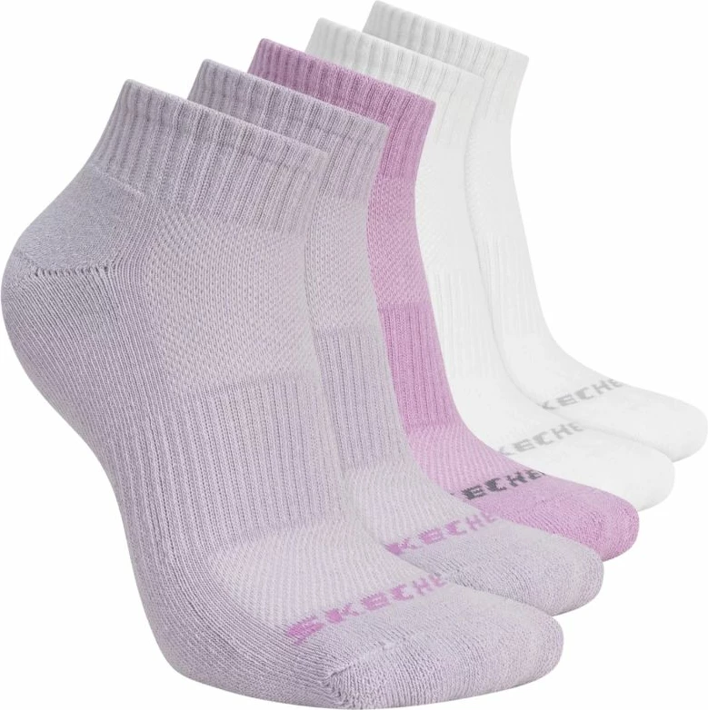Çorape unisex Skechers S602095-501, vjollcë, set 5 copë