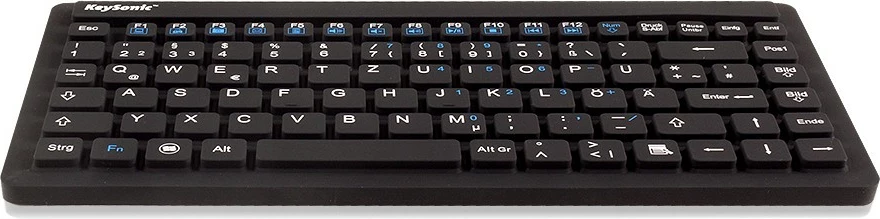 Tastierë KeySonic KSK-3230IN, silikon, IP68, UK, e zezë