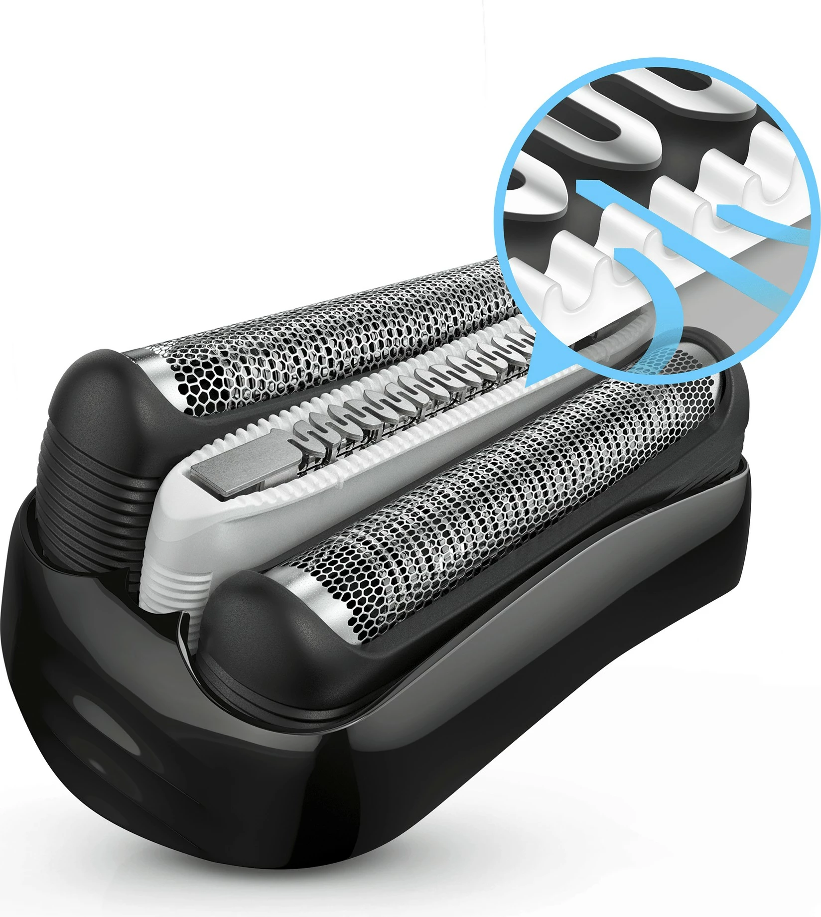 Makinë rroje Braun Series 3 ProSkin 3010s, Wet & Dry, e zezë/blu