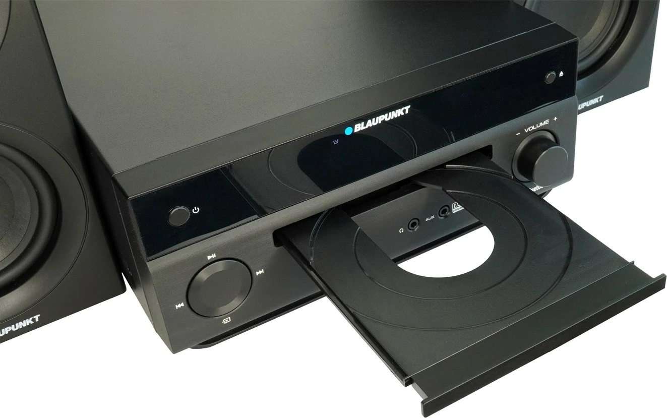Mini-tower Blaupunkt MS30.2BT me Bluetooth, i zi