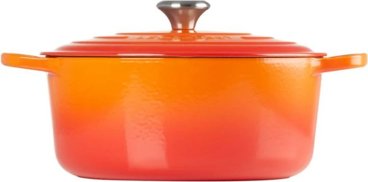 kaserollë e rrumbullakët gize, Le Creuset, 21177260902430, 26 cm, portokalli