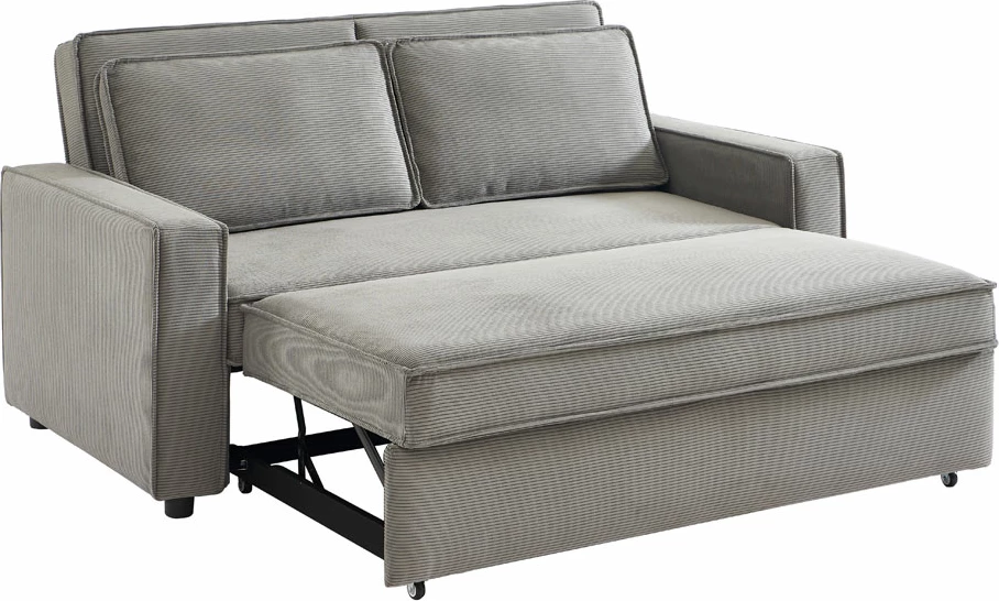 Divan krevat Cubo, 3 vende, ngjyrë gri, 172x90x89cm