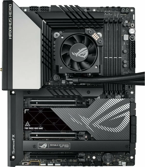 Ftohës uji AiO për CPU Asus ROG Ryujin III 240 (90RC00K0-M0UAY0), radiator 240 mm, 2x120 mm Noctua, i zi