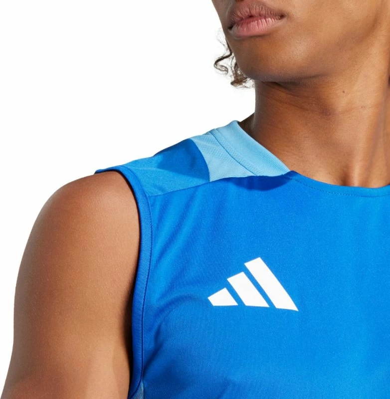 Fanellë pa menge për meshkuj adidas, kaltër