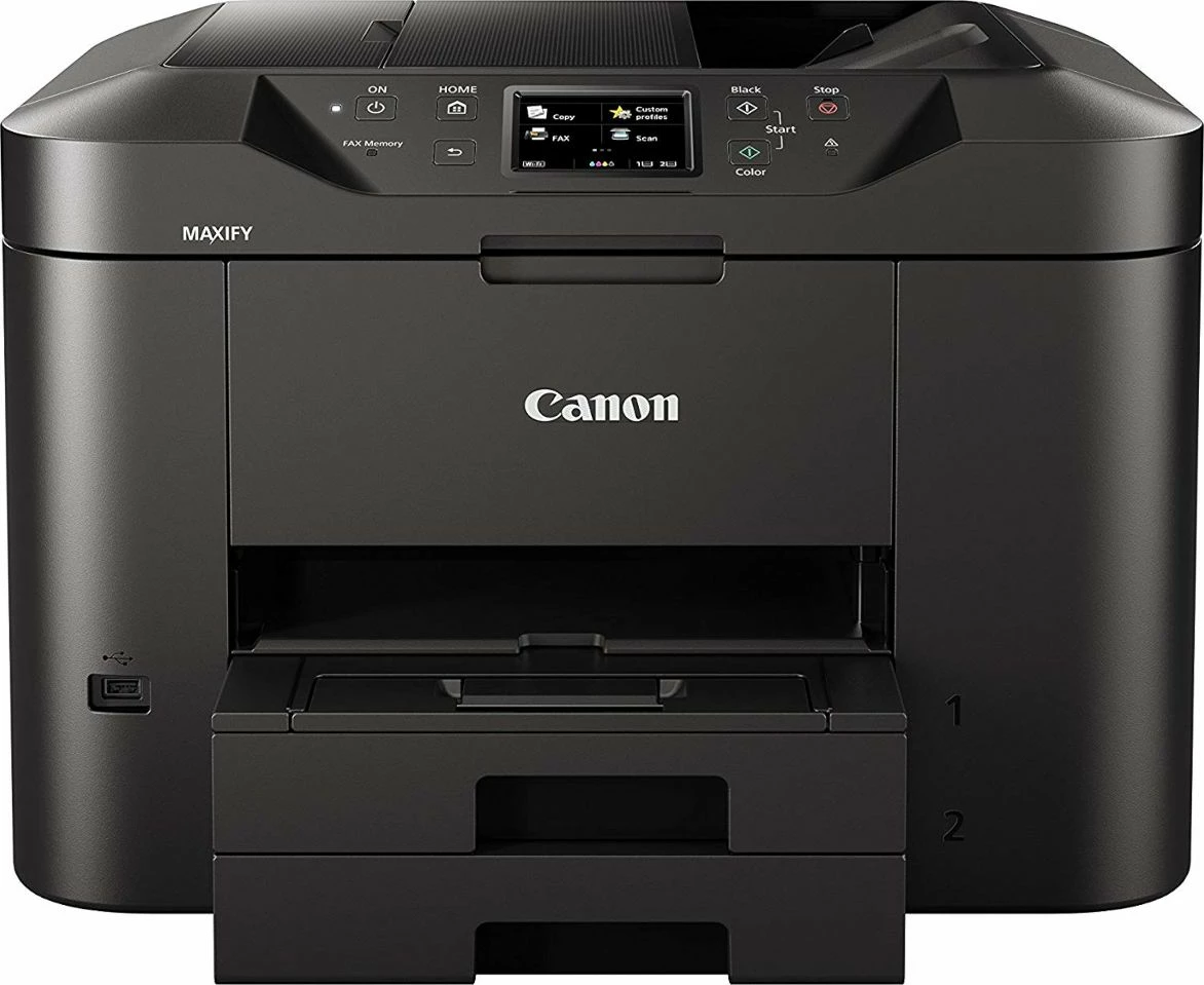 Printer multifunksional inkjet Canon MAXIFY MB2750 (0958C009AA) A4, Wi‑Fi, LAN, ADF 50, kasetë 500 fletë, i zi