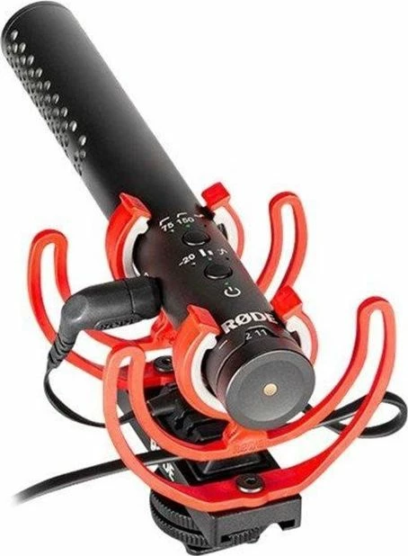 Mikrofon shotgun Rode VideoMic NTG, 3.5mm + USB-C, superkardioid, bateri 30h, e zezë
