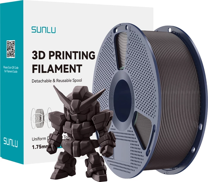 Filament për printer 3D Sunlu PLA+ 2.0 RC 1.75 mm, Gështenjë e pjekur