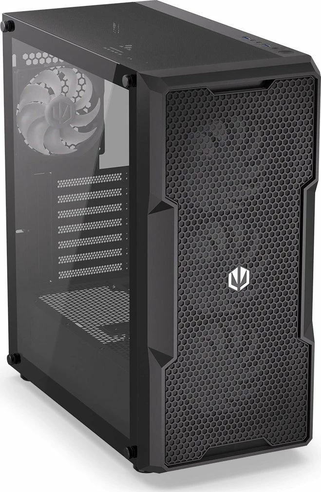 Kasë Endorfy Regnum 400 ARGB (EY2A009) Midi Tower ATX, panel xhami i temperuar, 4x 120mm PWM ARGB fan, e zezë