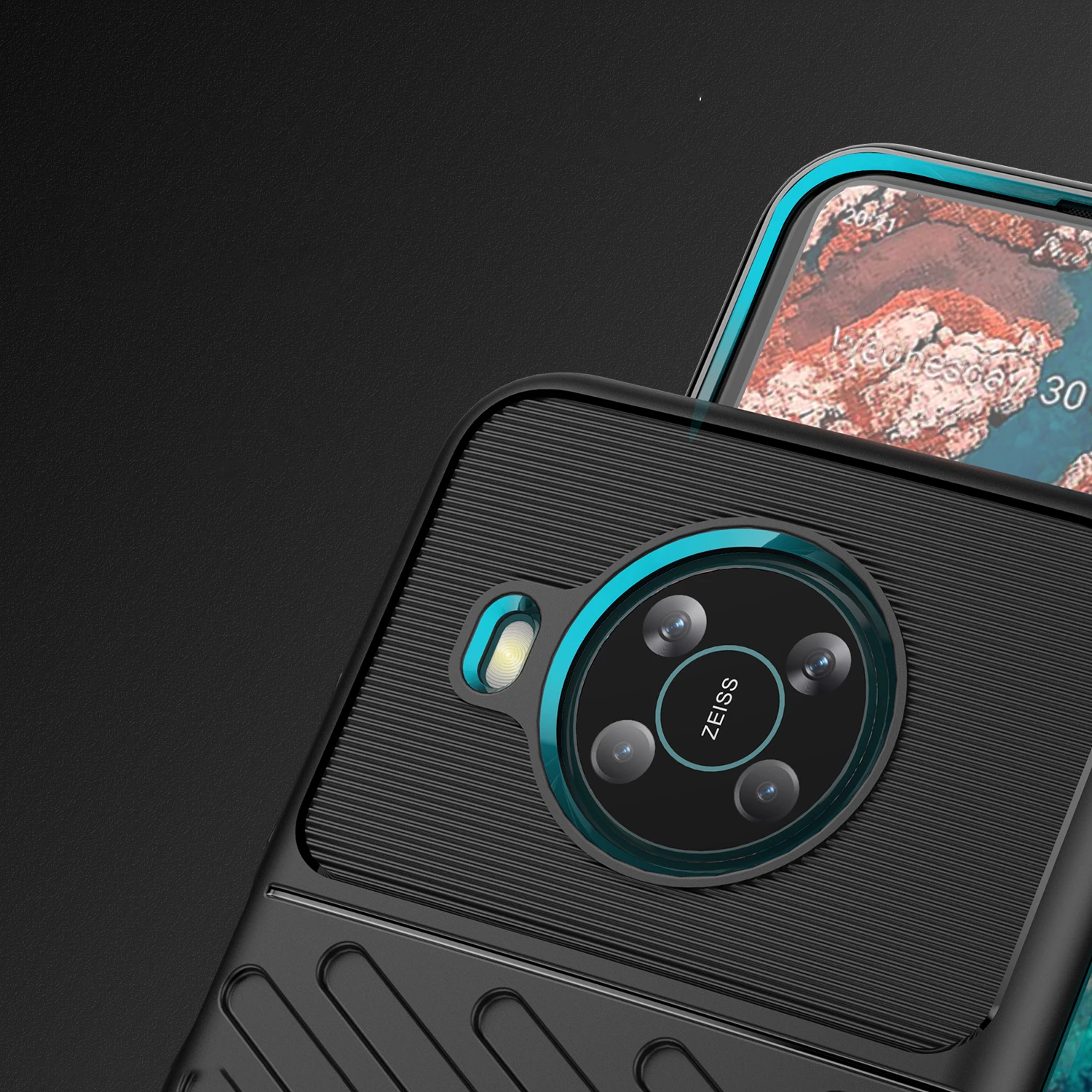 Mbështjellës Hurtel Thunder Case për Nokia X100, i zi