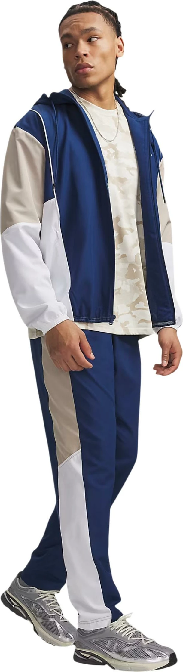 Pantallona sportive për meshkuj Under Armour UA Rival Woven CB Pants 77-6013416, të kaltra [Madhësia: L]
