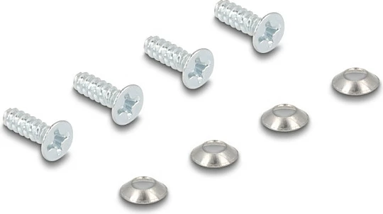 Prizë paneli RJ45 DeLOCK D-Type, Cat6A STP, femër-femër, IP66, argjendtë