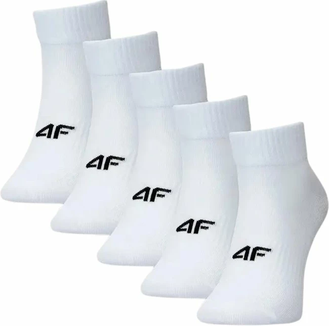 Çorape meshkuj 4F M480 set 5 copë, të bardha