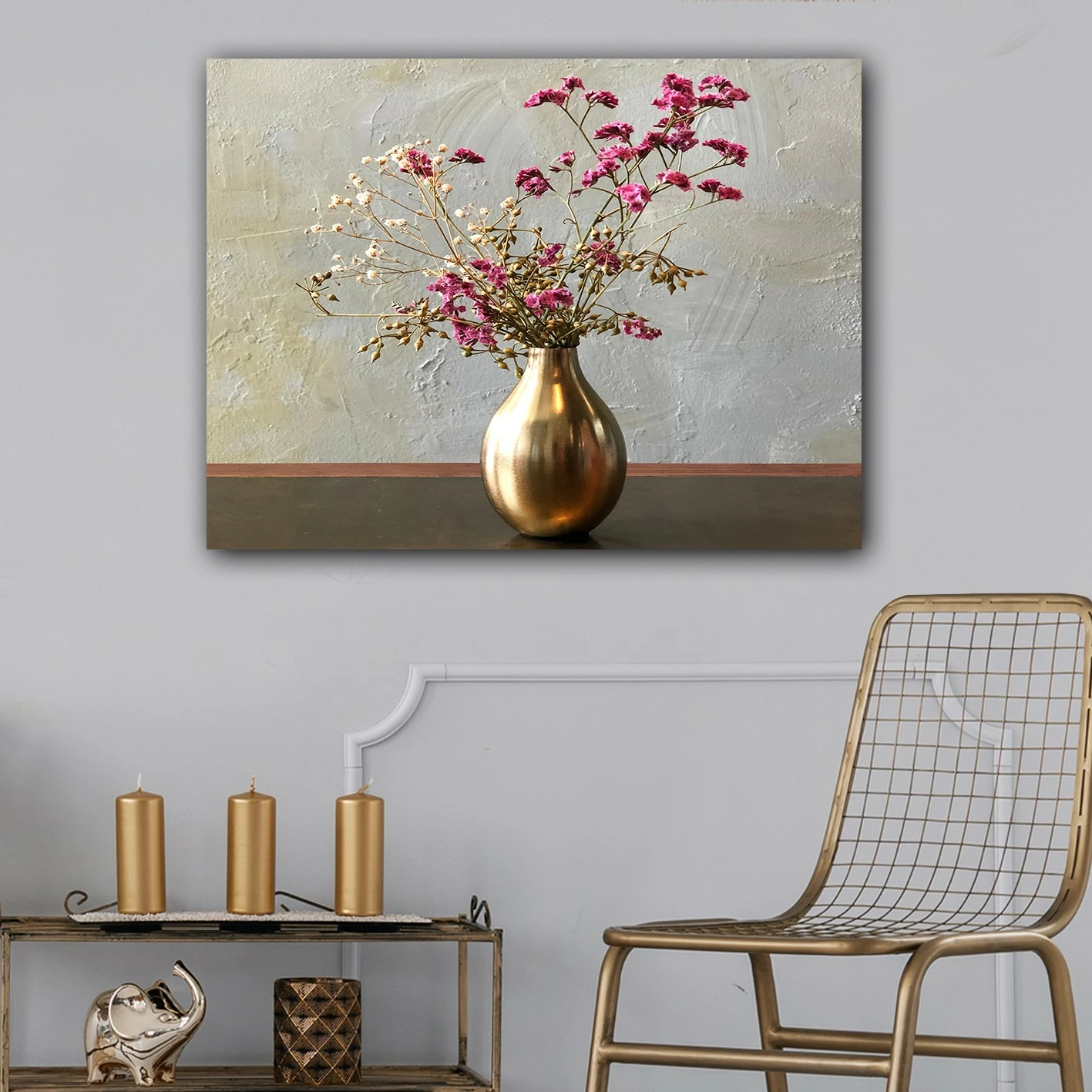 Pikturë dekorative në kanavacë, shumëngjyrëshe, 70x100cm, 1042392238_70100