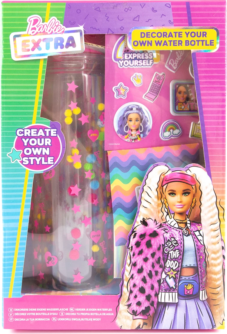 Barbie Extra Decorate Your Own Water Bottle
