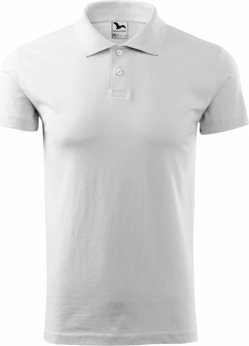 Polo maicë Malfini për meshkuj, e bardhë [Madhësia: XXXL]