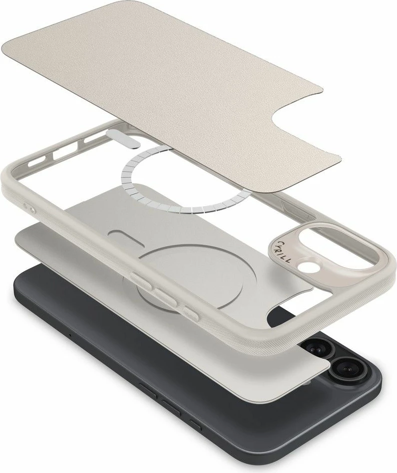 Mbështjellës Spigen Cyrill Kajuk Mag për iPhone 16, Bezhe