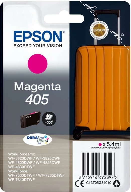 Kartrixh boje Epson 405 (C13T05G34010) XL 5.4 ml, Magenta
