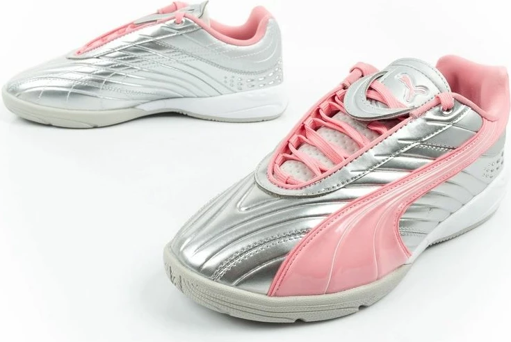 Atlete Puma V-S2 Goalgetter për të rinj, hiri/argjend