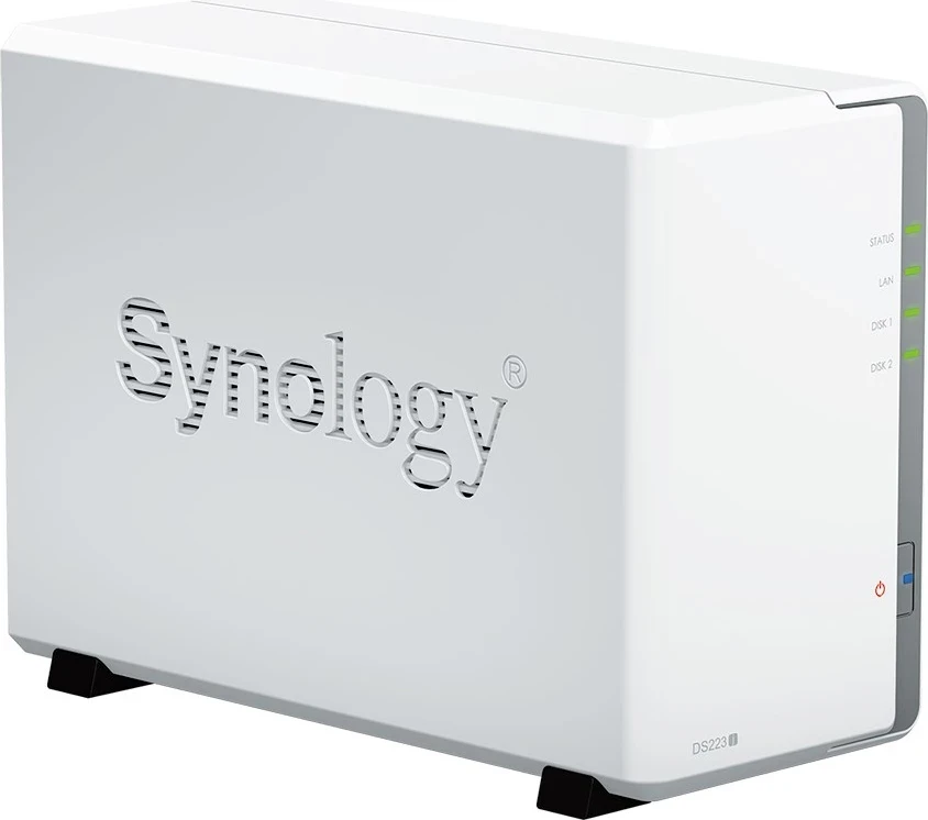 Server NAS Synology DiskStation DS223J, Ethernet LAN, i bardhë