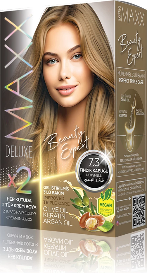 Ngjyrë për flokë SET B-EXPERT 7.3 Nutshell, 2 x 50 ml