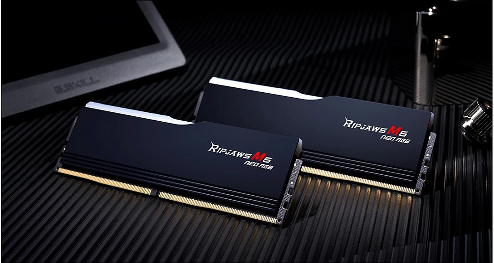 RAM Memorje G.Skill Ripjaws M5 Neo RGB 64GB (2x32GB) DDR5 6000MT/s, e zezë
